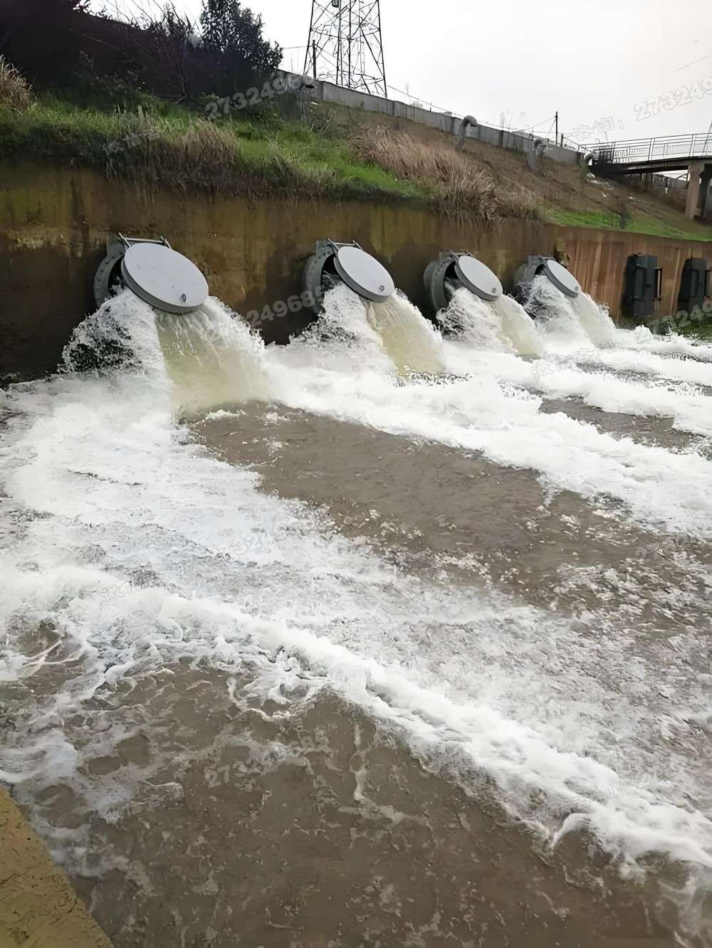 灌南县河岸排水钢制拍门