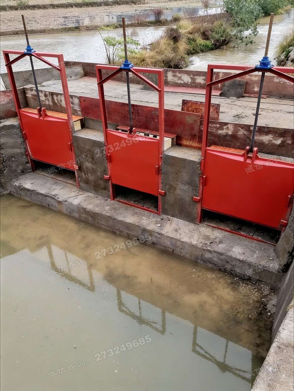 英德河道控水铸铁闸门