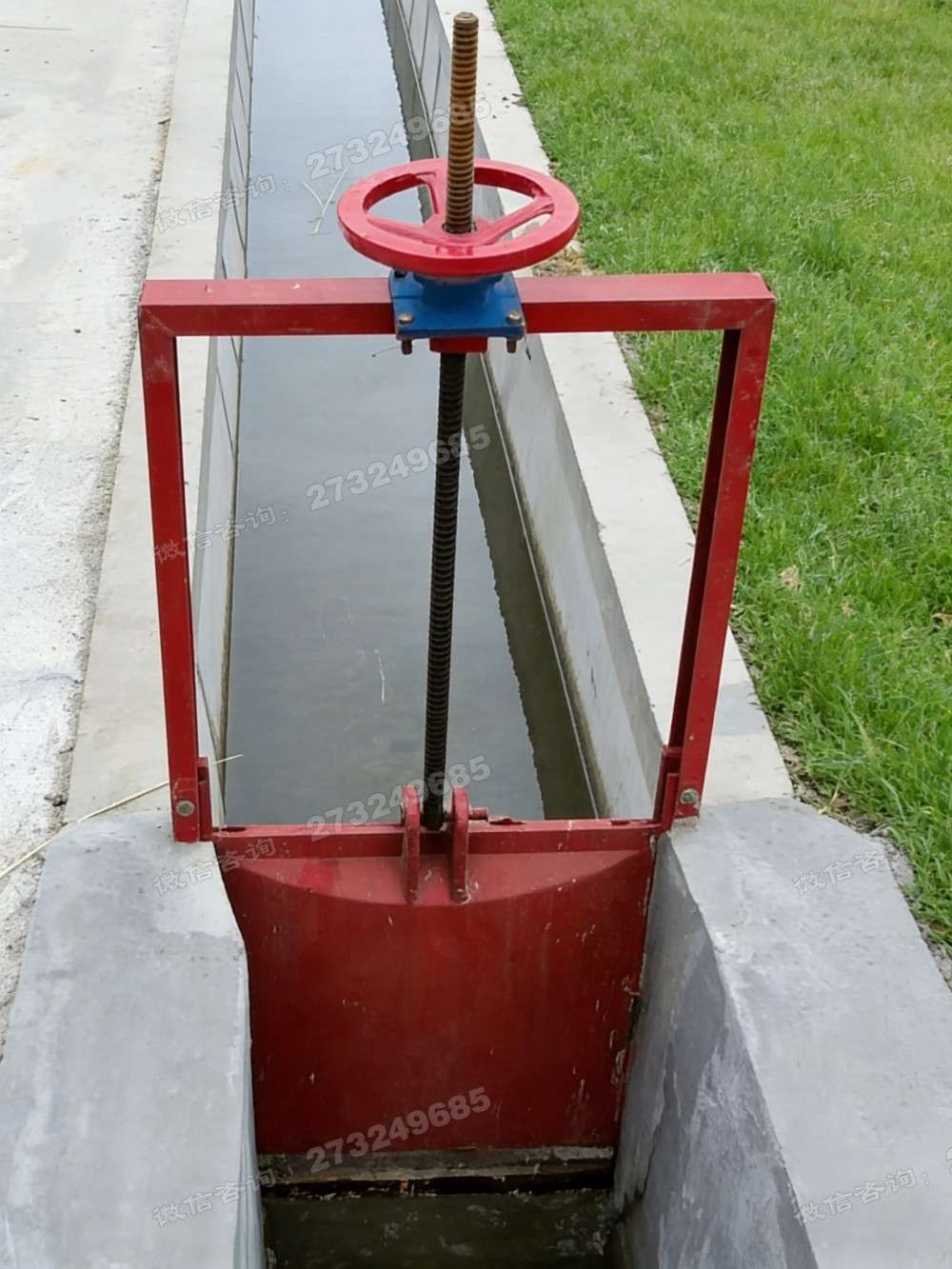 根河小型渠道铸铁闸门