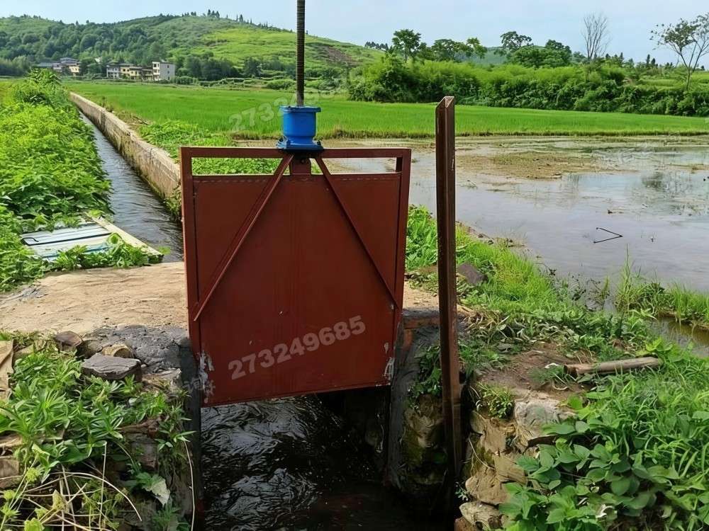 桂林水稻田铸铁闸门