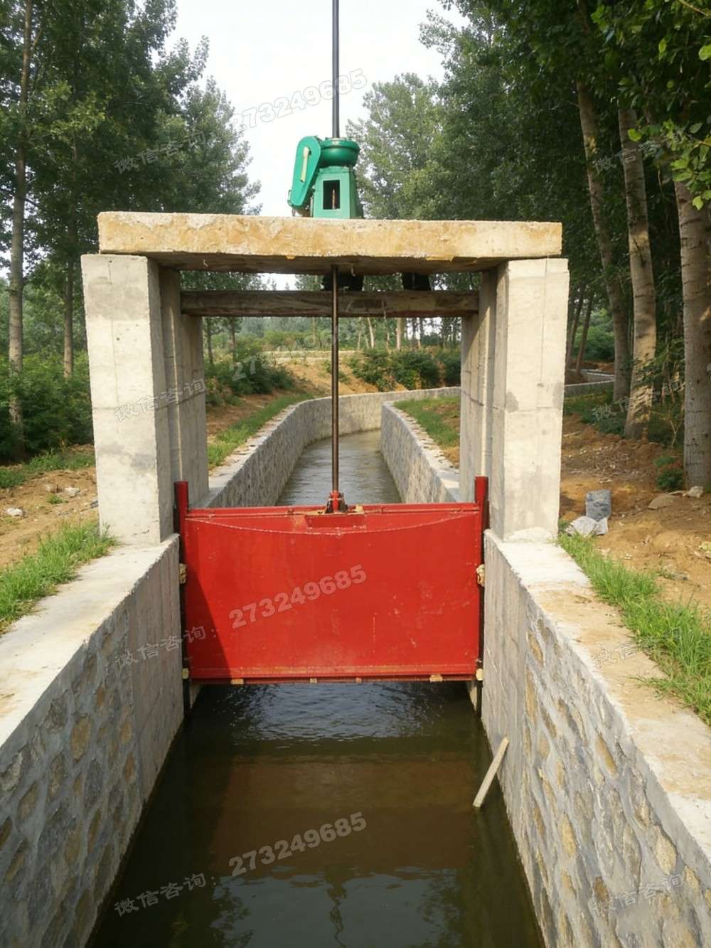 桂林石砌渠道铸铁闸门