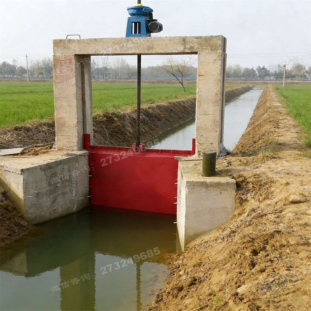乌达麦地进水口铸铁闸门