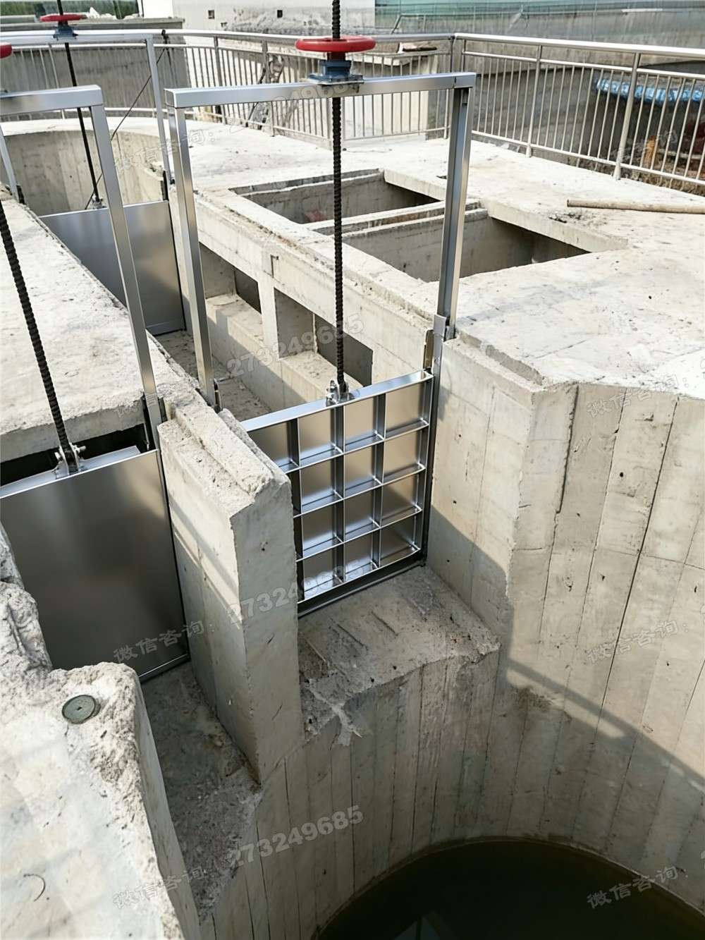 慈溪手摇启闭不锈钢闸门