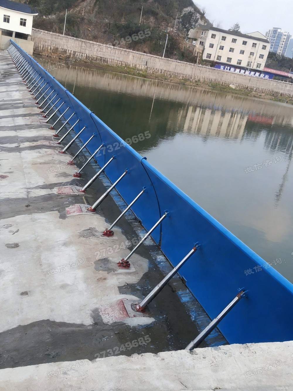 颍东合页式液压钢坝