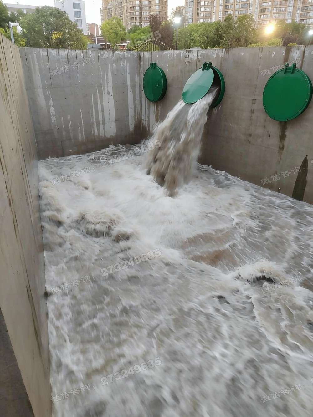 汉阳绿色铸铁拍门