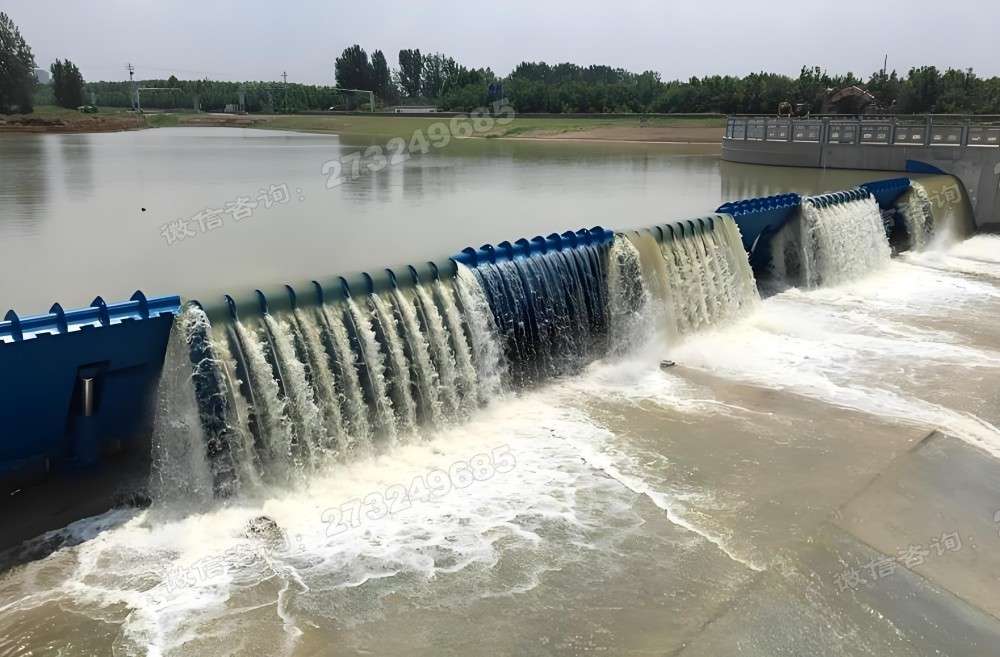 玉门泄洪液压钢坝控水闸门