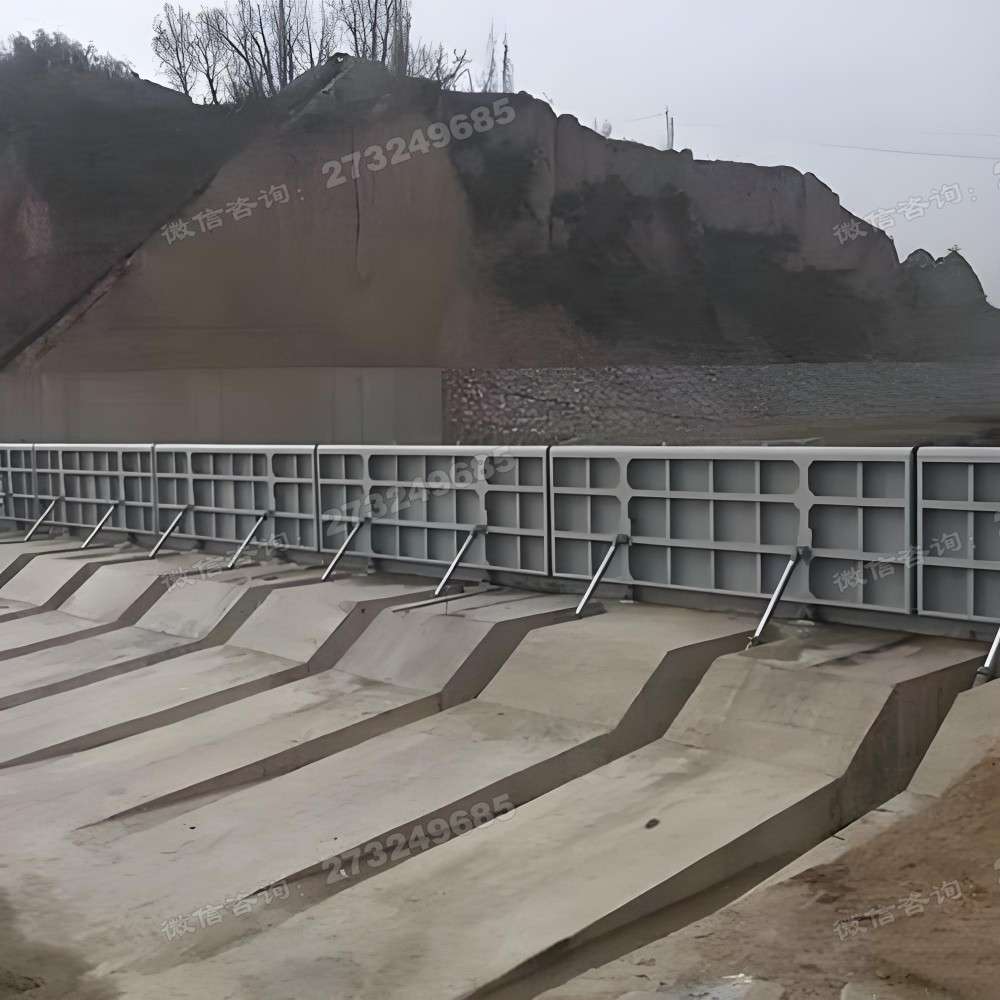 南湖山谷河道液压钢坝